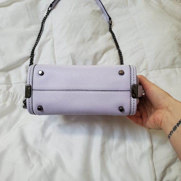 NWT COACH x Arianna Grande Kiti Swagger 20 lilac - Picture 4 of 16